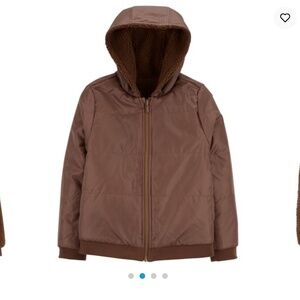 SOLD
Kid Reversible Hooded Sherpa Jacket